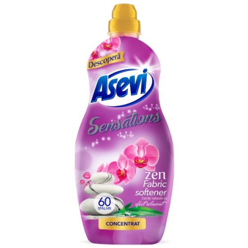 Asevi balsam de rufe ZEN 60 spalari, 1.5L. Produs pentru igienizarea casei
