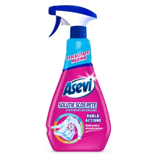 Asevi Solutie scos pete pulverizator, 750ml. Produs pentru igienizarea casei