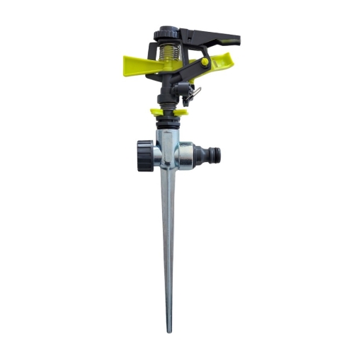 Aspersor rotativ cu impuls MESTERINO TOOLS MT-0584016, tija metalica din aliaj de zinc, corp ABS