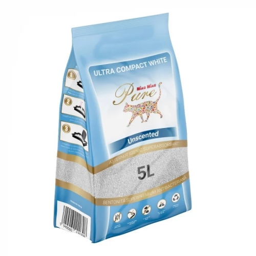Nisip Pisici Pure Clasic 5 l MIAU MIAU