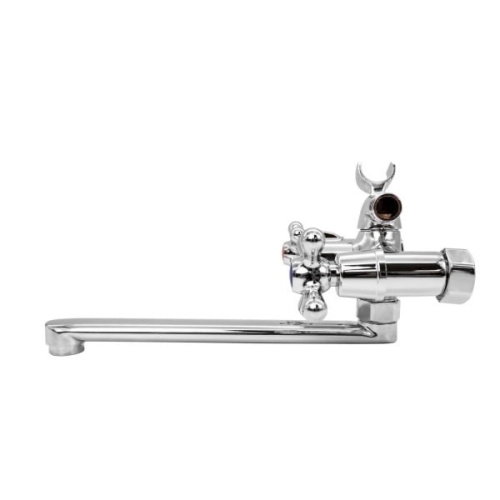 Baterie Cada Flow BB-535ZC, zinc crom, pipa rotire 360, cu para de dus