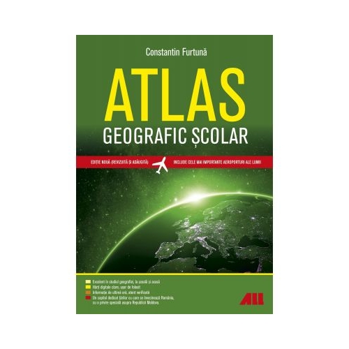 Atlas geografic scolar. Editia a V-a - Constantin Furtuna, editura All