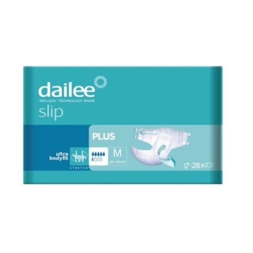 Dailee Slip Plus Scutece Marimea M 80-135 cm, 28 buc
