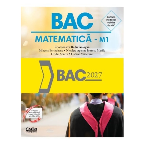 Bacalaureat 2023 Matematica - Coordonator Radu Gologan