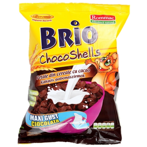 Brio chocoshells aroma de ciocolata, 250 g, Boromir