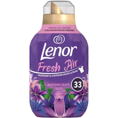 Balsam de rufe 33 spalari, 462 ml, Lenor - Fresh Air Moonlight Lily