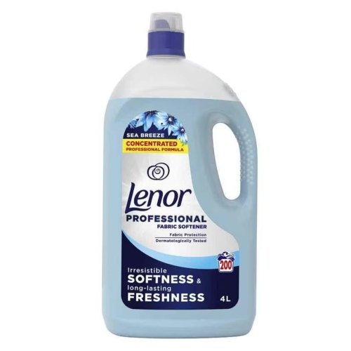 Balsam de rufe, Lenor Sea Breeze, 4L, 200 spalari, pentru prospetime si moliciune