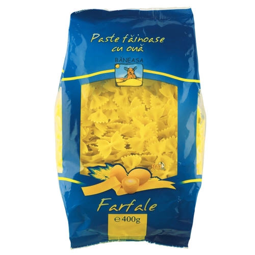 Baneasa Paste fainoase Farfalle cu 40% ou 400g