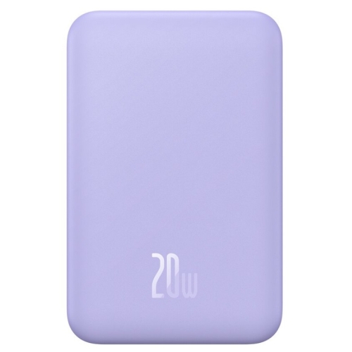 Baterie externa Baseus Magnetic Mini Wireless, 20000mAh, Incarcare rapida, 20W, cablu USB-C inclus Violet