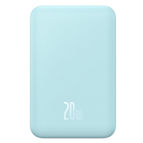 Baterie externa Baseus Magnetic Mini Wireless, 20000mAh, Incarcare rapida, 20W, cablu USB-C inclus Albastru