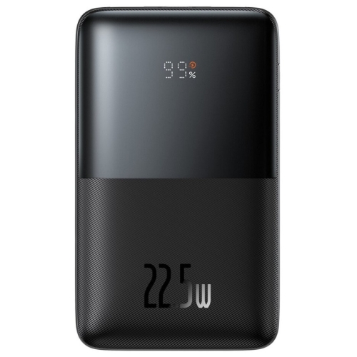 Baterie externa Baseus Bipow Pro 20000mAh, 2x USB-A, 1x USB-C, Incarcare rapida, cablu USB-A la USB-C inclus, 22.5 W Negru