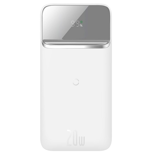 Baterie externa Baseus Magnetic Wireless, Incarcare rapida, 10000mAh, 20W Alb