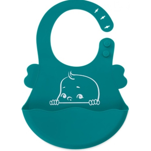 Baveta din silicon , blue, U-Grow