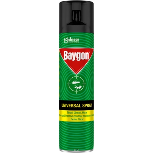 Spray anti-insecte Universal, 400 ml, BAYGON. Produs impotriva tantarilor si a insectelor