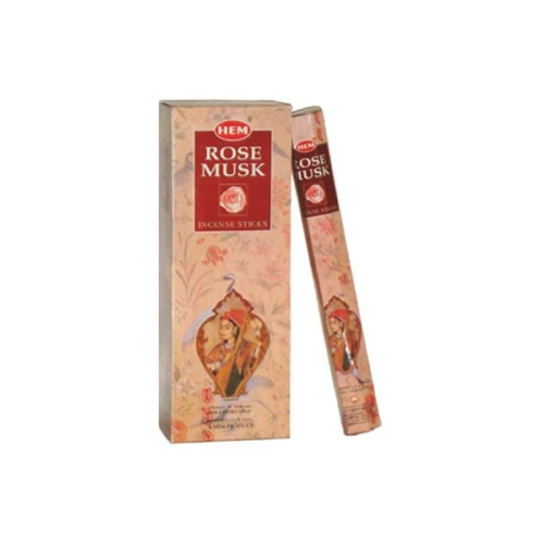 Betisoare parfumate Hem 272, Rosa Musk, set 20 buc
