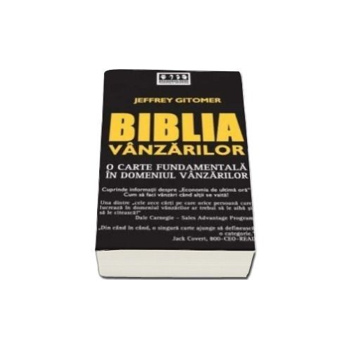 Biblia Vanzarilor. O carte fundamentala in domeniul vanzarilor