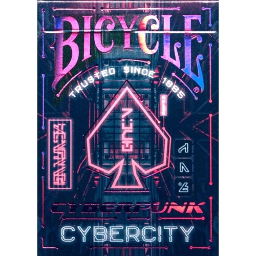 Carti de joc poker Bicycle Cyberpunk Cyber City