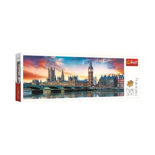 Puzzle panorama Big Ben 500 de piese, Trefl