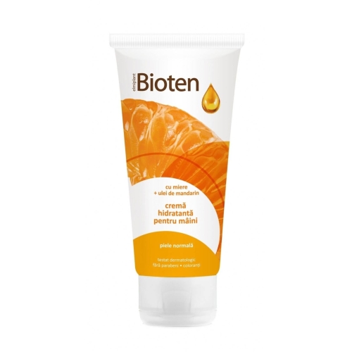 Elmiplant Bioten Crema de Maini cu miere si ulei de mandarin, 100 ml. Produse pentru Ingrijire corp