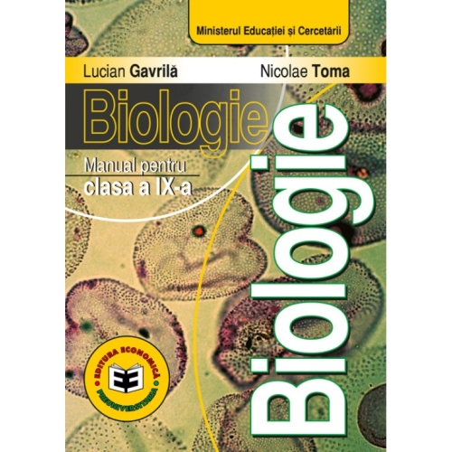 Biologie, manual pentru clasa a IXa - Vasile Bozgan, Editura Economica, Manuale Biologie Clasa 9