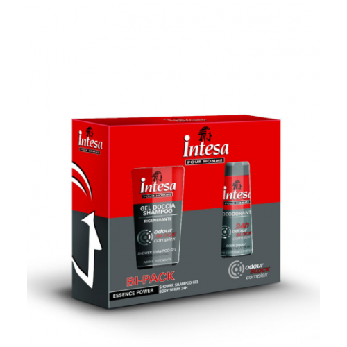 Set cadou Deodorant 150 ml si dus gel 250 ml, Intesa Odour Block