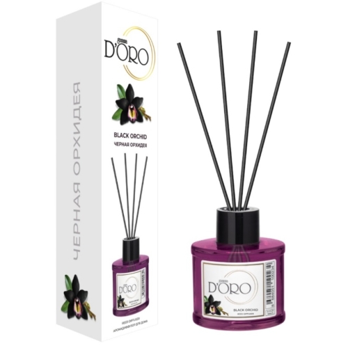 Odorizant camera cu betisoare aroma de Orhidee, 120 ml, Gamma D'ORO	