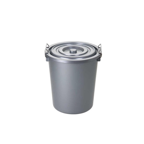 Container depozitare cu capac, din plastic, capacitate 27 litri