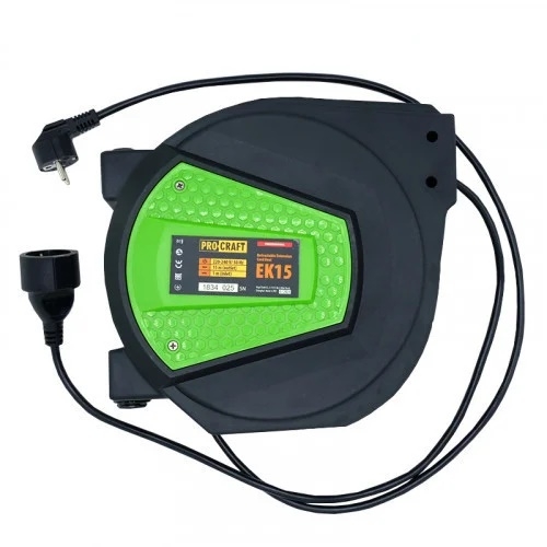 Bobina prelungitoare retractabila 15m PROCRAFT EK15