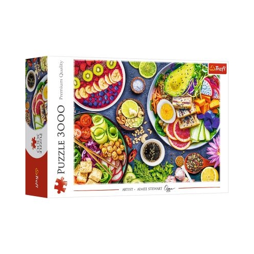 Puzzle bolul colorat 3000 piese