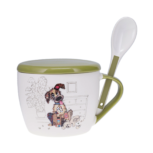 Bol supa 650 ml Bug Art Chien, Multicolor, Kiub 