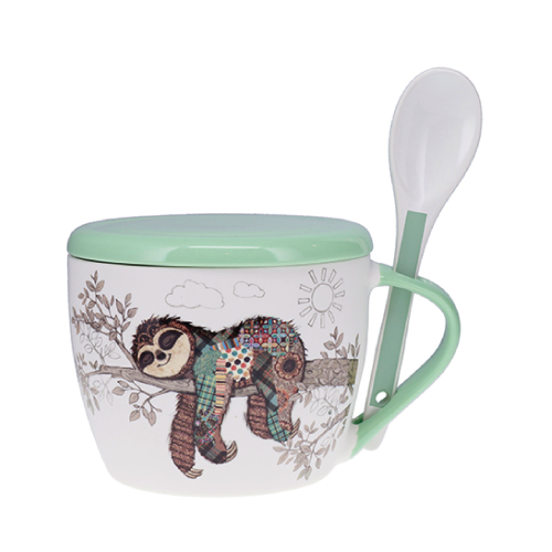 Bol supa 650 ml Bug Art Paresseux, Multicolor, Kiub