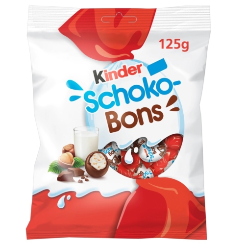 Bomboane Schokobons, 125 g, Kinder