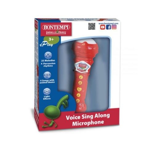 Microfon Karaoke cu efecte luminoase, Bontempi