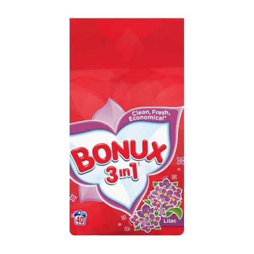 Bonux Detergent pudra Liliac Mov 3in1, 40 spalari, 4 kgpe grupdzc.ro✅. Descopera gama copleta de produse la oferte speciale✅!