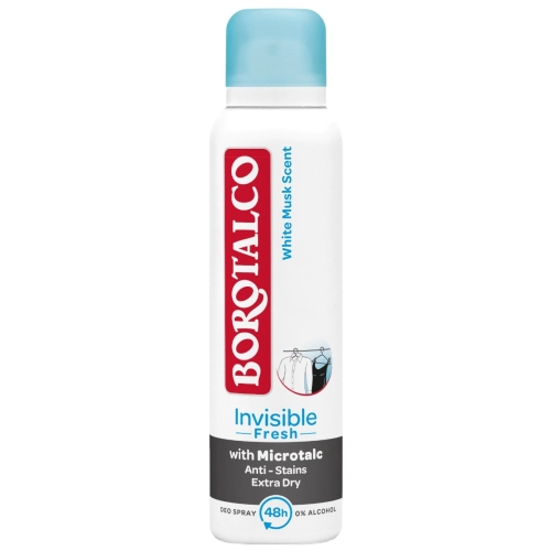 Deodorant spray Invisible Fresh, 150ml, Borotalco