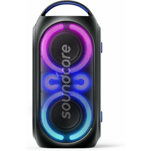 Boxa portabila wireless Anker SoundCore Rave Party 2, 120W, BassUp, autonomie 16H, IPX4, PartyCast 2.0, Negru