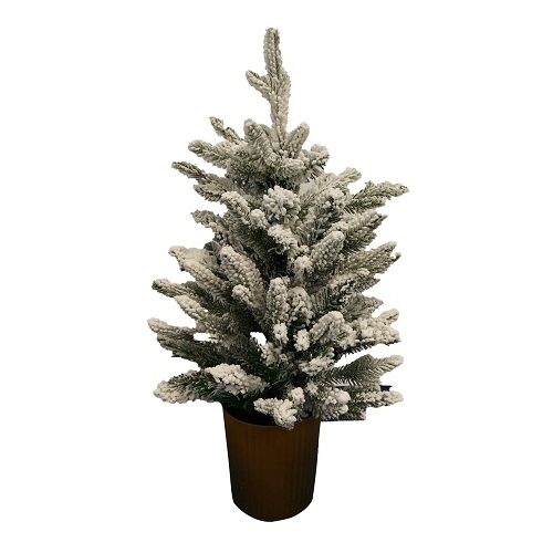 Brad in ghiveci, inzapezit, 60 cm Xmas, Prosper