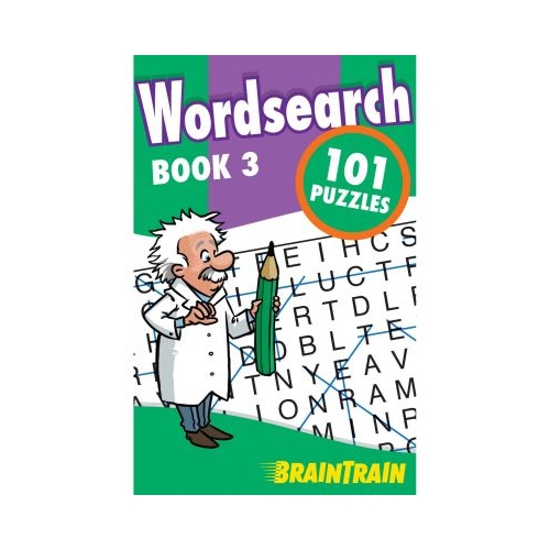 BrainTrain. Wordsearch 101 Puzzles. Book 3