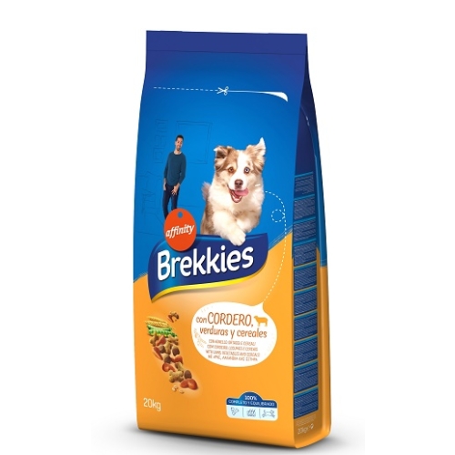 Hrana uscata Caini, 20 kg, cu Miel si legume, Brekkies Excel Dog