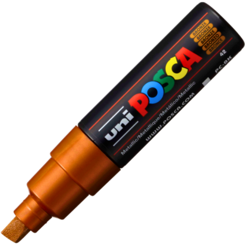 Marker UNI PC-8K 8. 0 mm varf tesit bronz Posca
