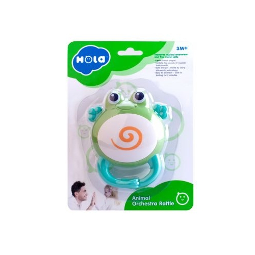 Jucarie zornaitoare broscuta, Hola