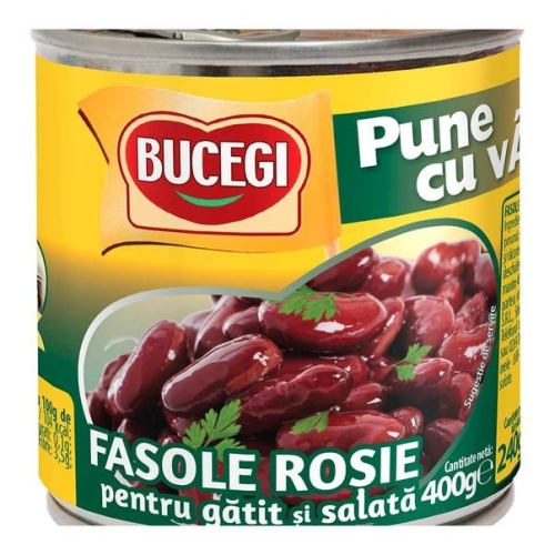 Bucegi Fasole rosie pentru gatit si salata, 400 g
