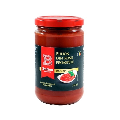 Bulion din rosii proaspete, 314 ml, Buftea