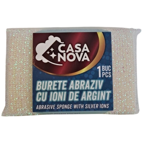 Burete abraziv cu ioni de argint, 1 buc, Casa Nova