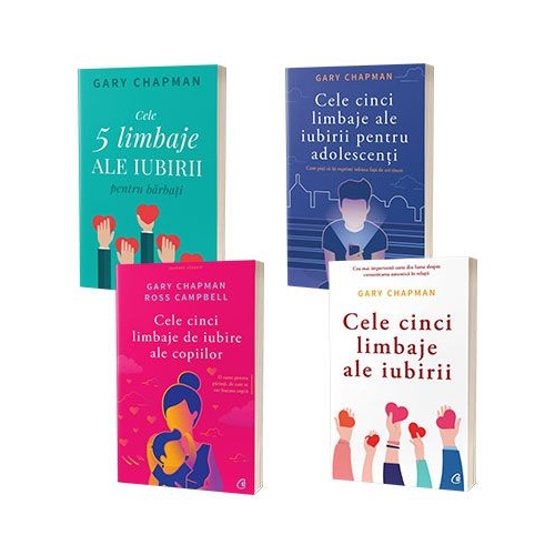 Pachet de 4 carti, autor Gary Chapman. Cele cinci limbaje
