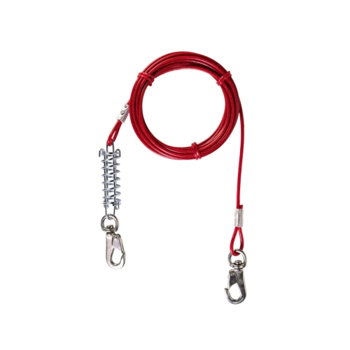 Trixie Cablu Cu Arc, 5 m, Pana la 50 kg, Rosu, 2291