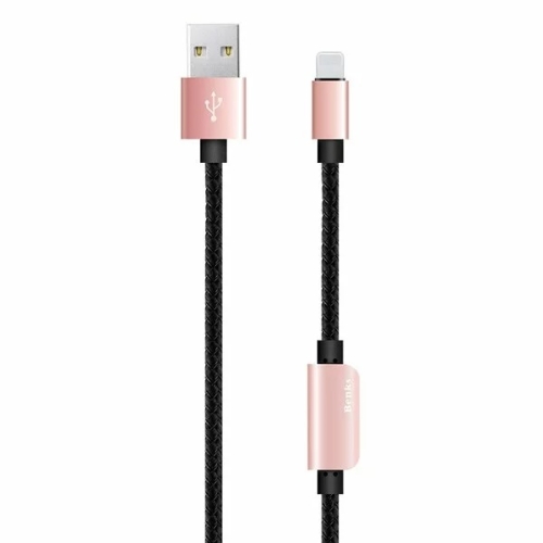 Cablu adaptor Benks D20 Lightning audio 1.2m Rose Gold