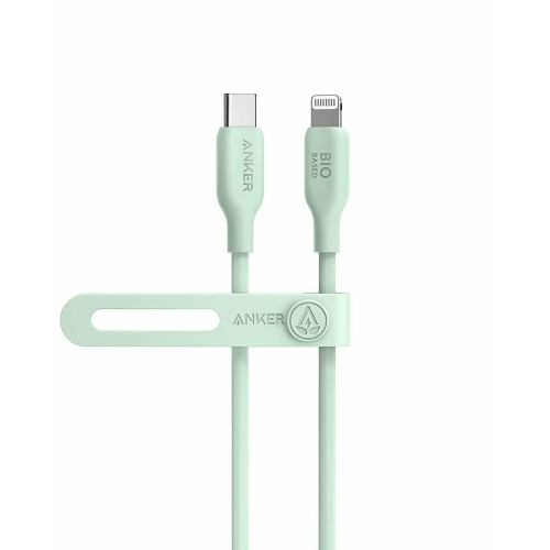 Cablu Anker Bio 541 USB C Apple Lightning MFI, 0.91 metri Verde