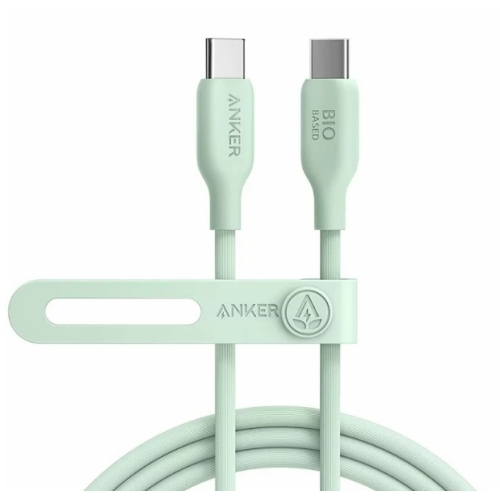 Cablu Anker Bio 543 USB C la USB C (100W), 2.0, 1.8 metri Verde
