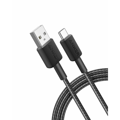 Cablu Anker 322 USB-C la USB-A 1.8 metri Negru